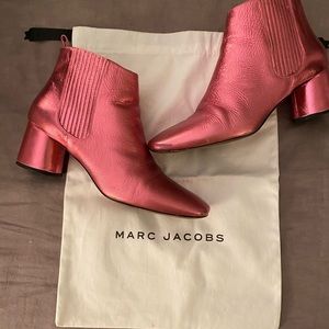 Marc Jacob’s Pink Metallic Booties